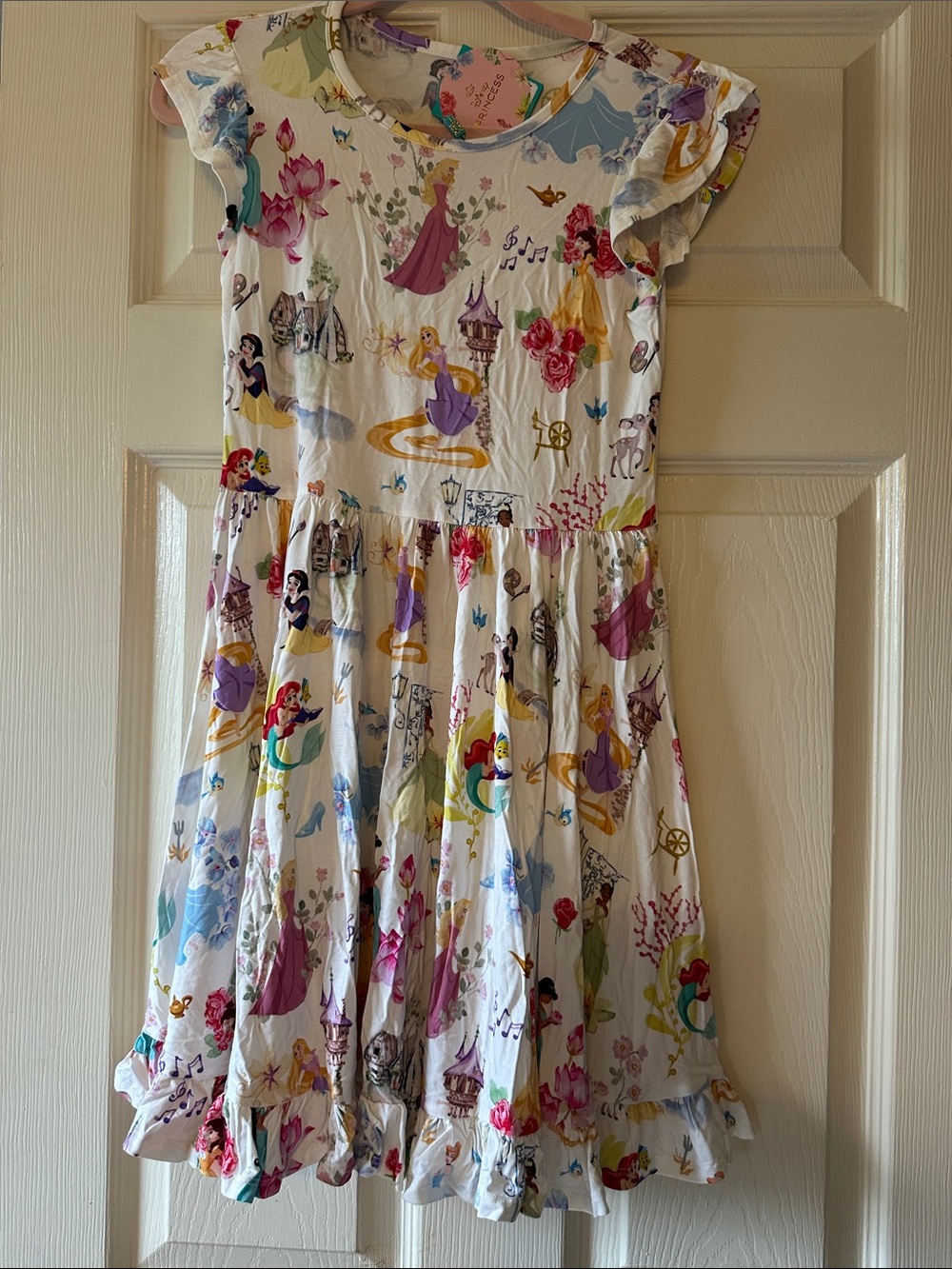 NWT Posh Peanut Girls' Disney Princess twirl Dress size 10 - 12